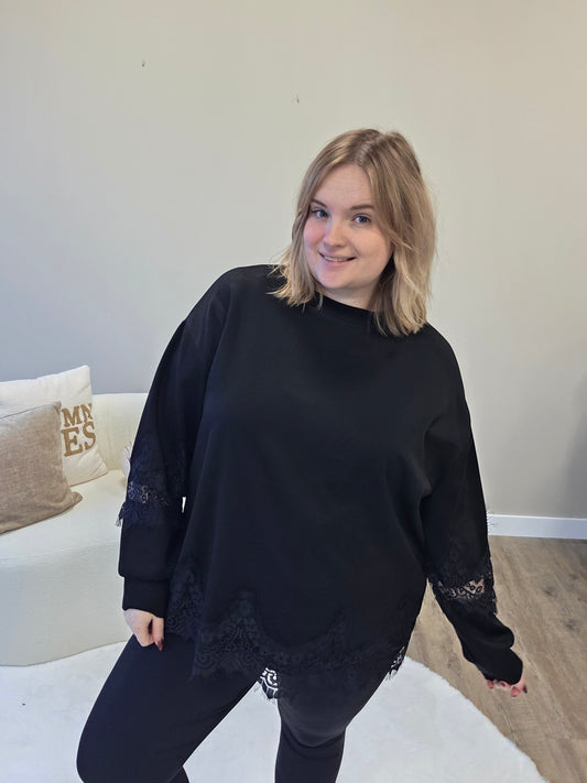 Trui Met Kant (In 3 kleuren)