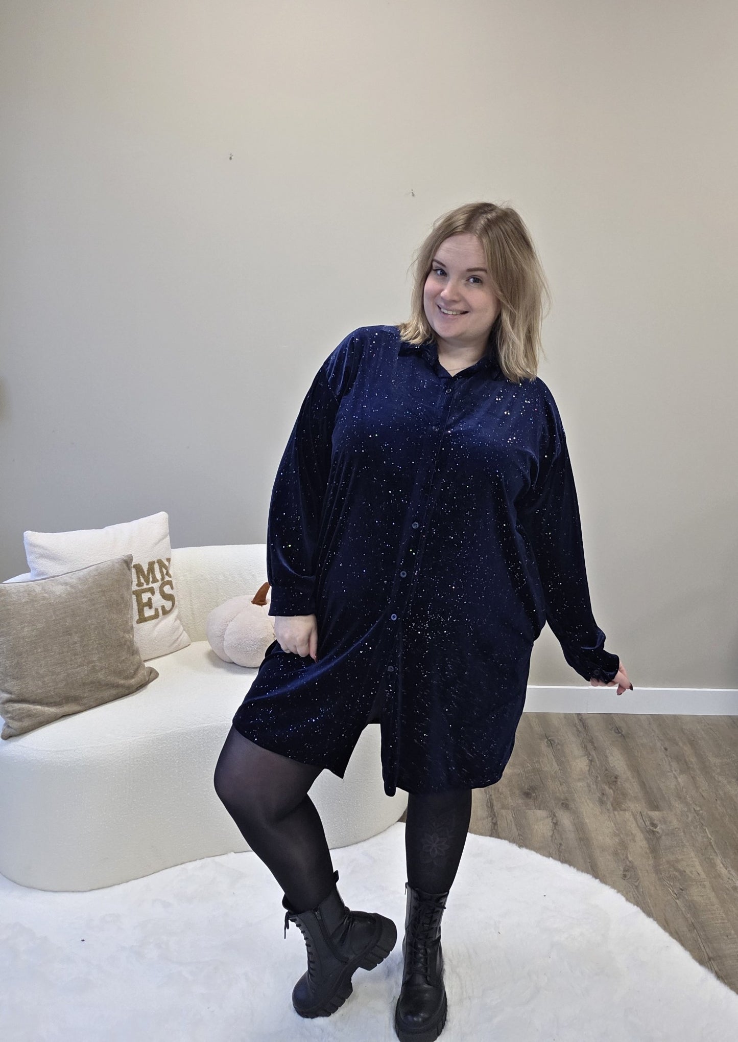 Galaxy Velvet Blouse (In 4 kleuren)