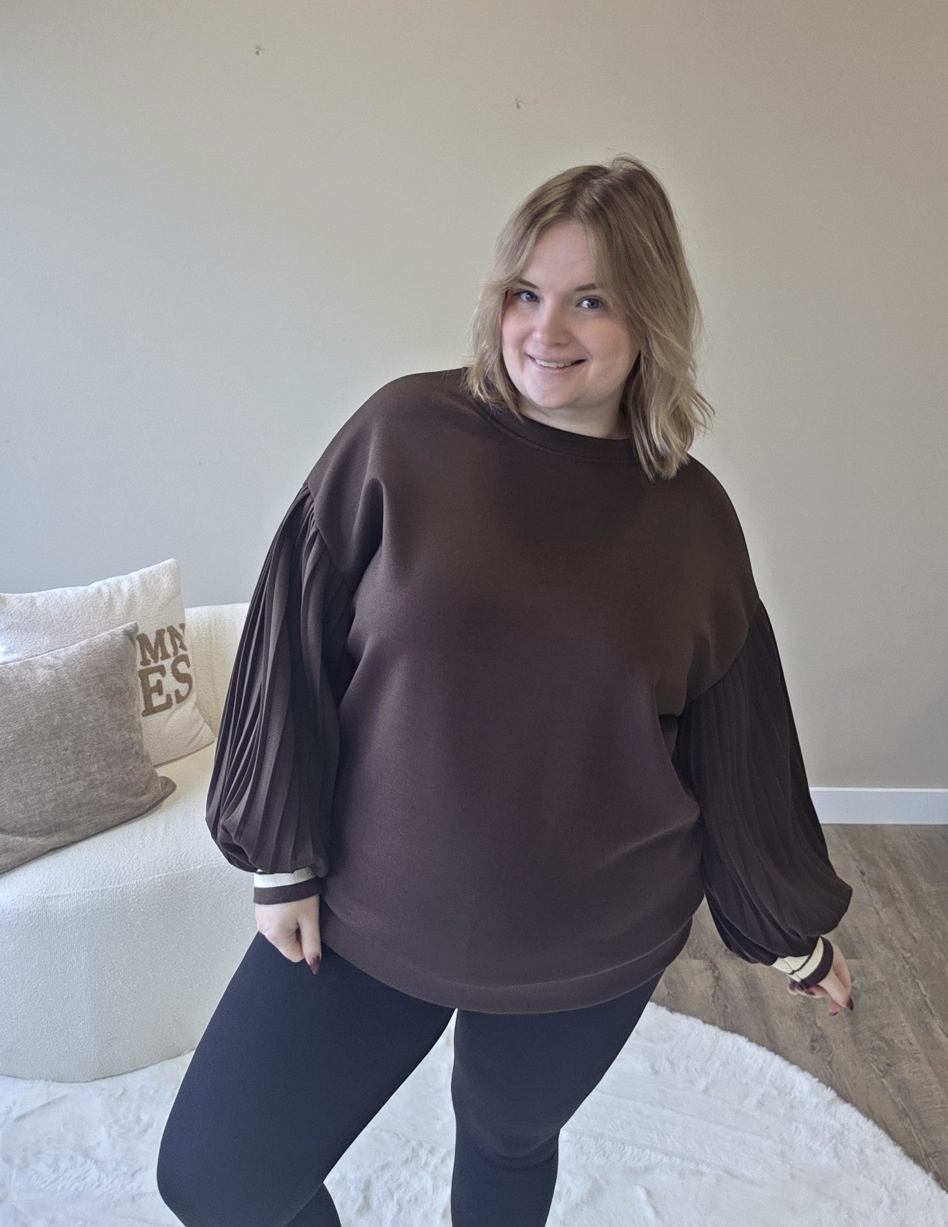 Plissé trui (In 3 kleuren)