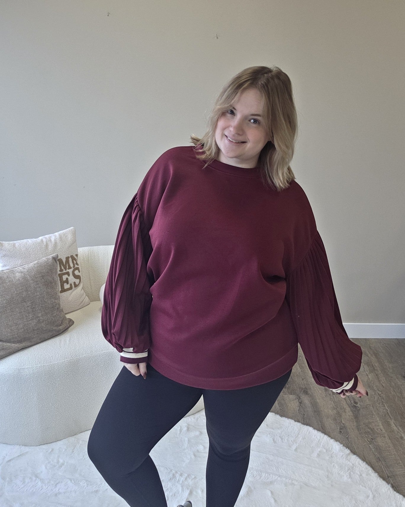 Plissé trui (In 3 kleuren)