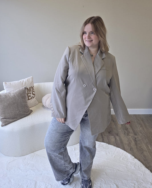 Basic knoop blazer (In 4 kleuren)