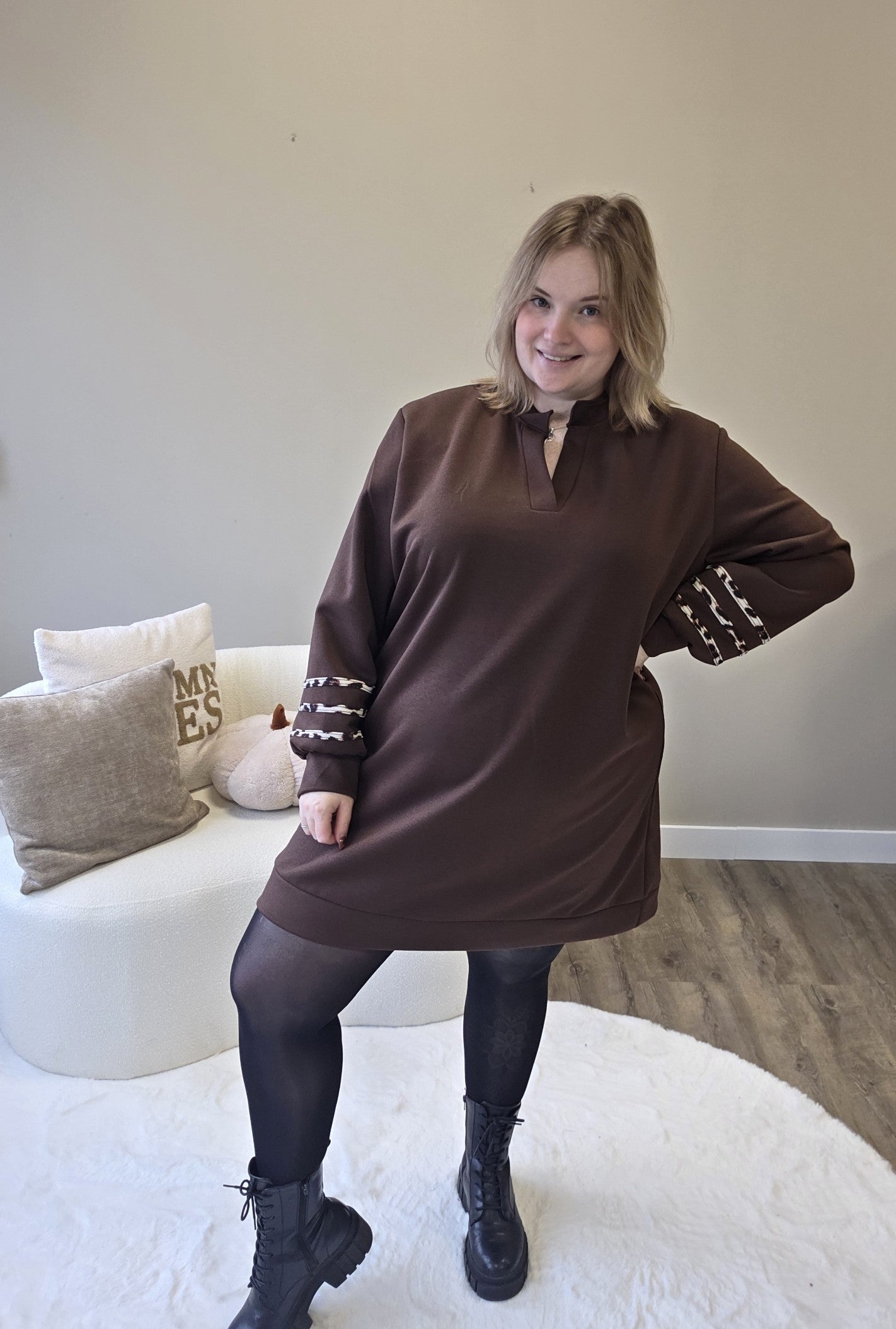 Leopard Dress (In 3 kleuren)