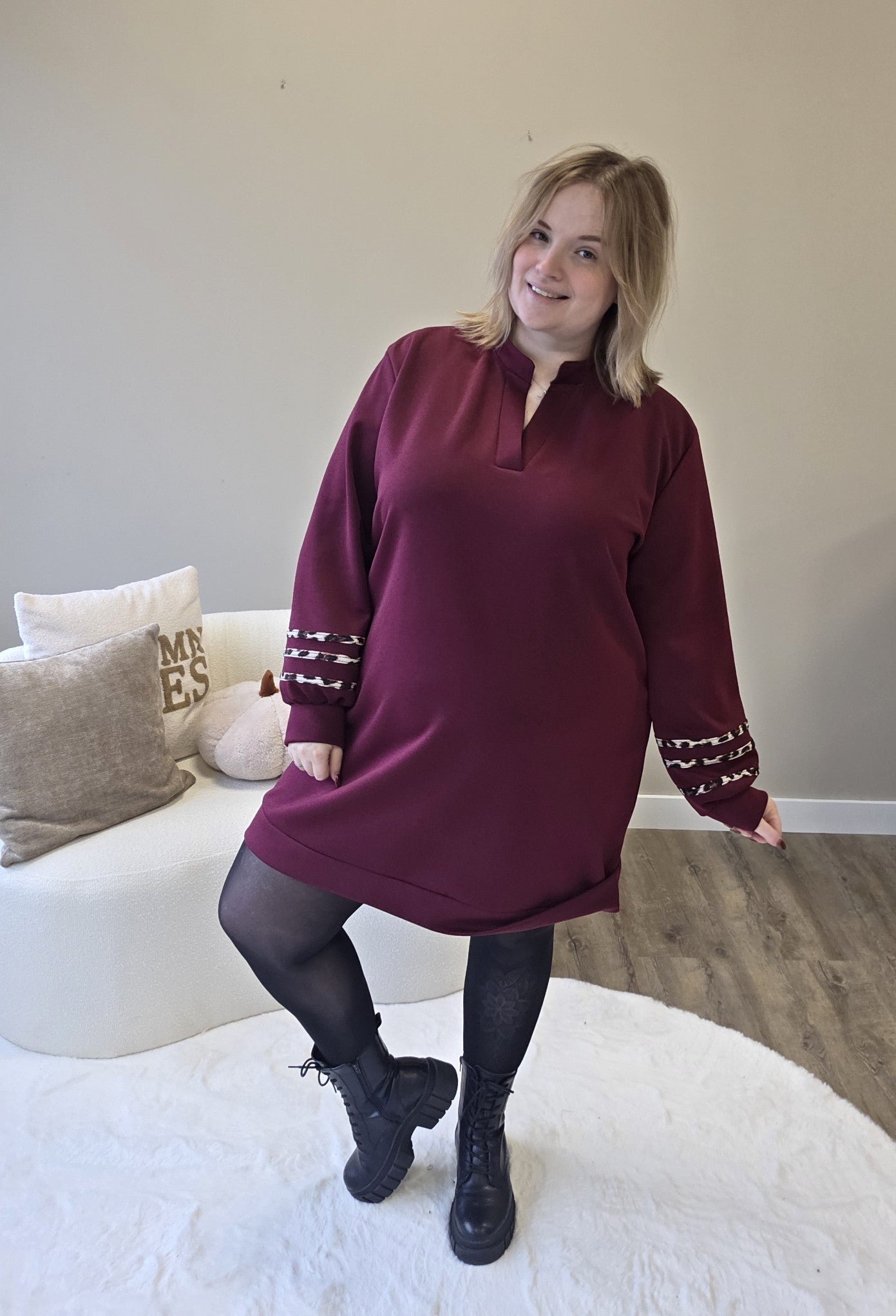 Leopard Dress (In 3 kleuren)