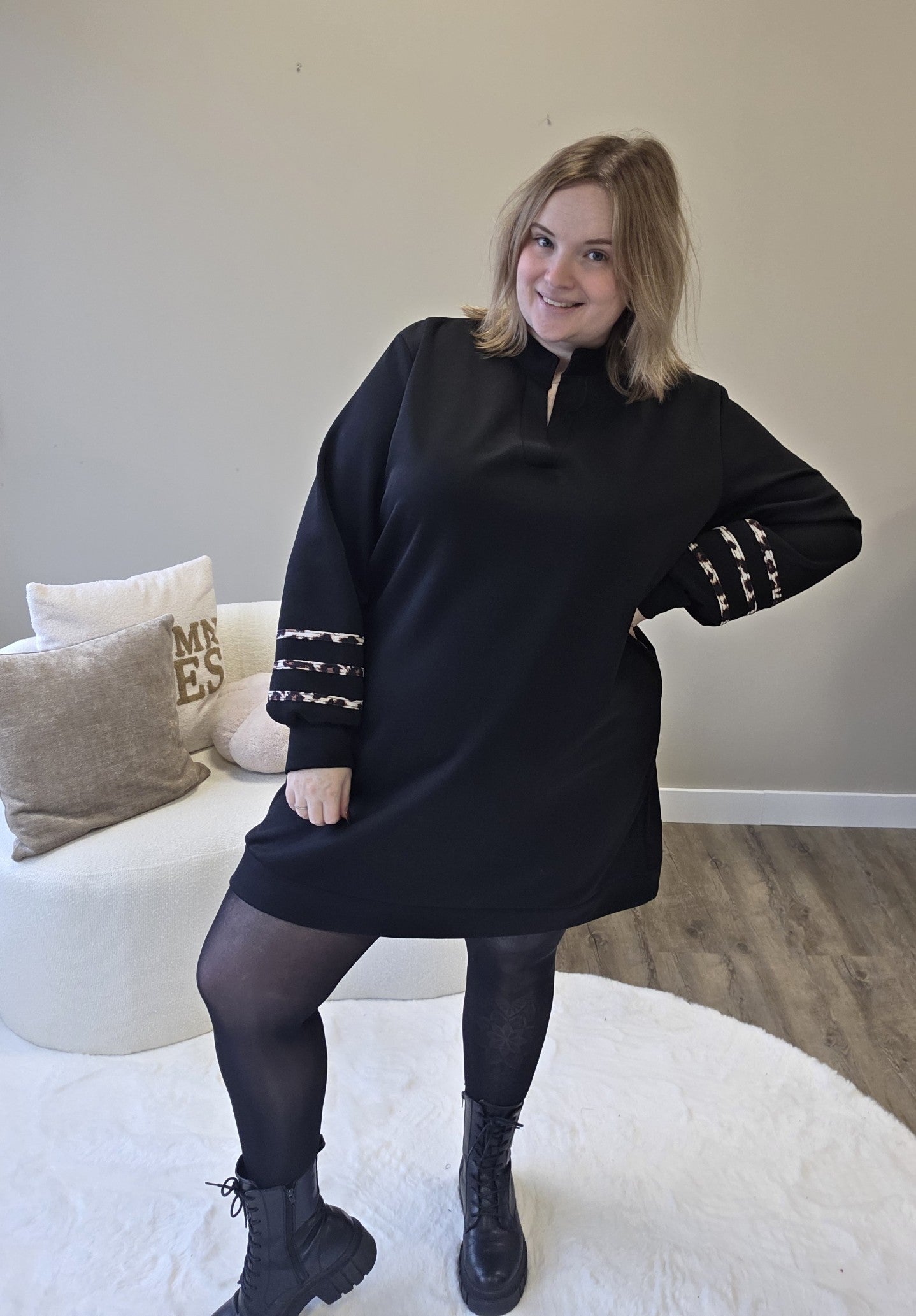 Leopard Dress (In 3 kleuren)