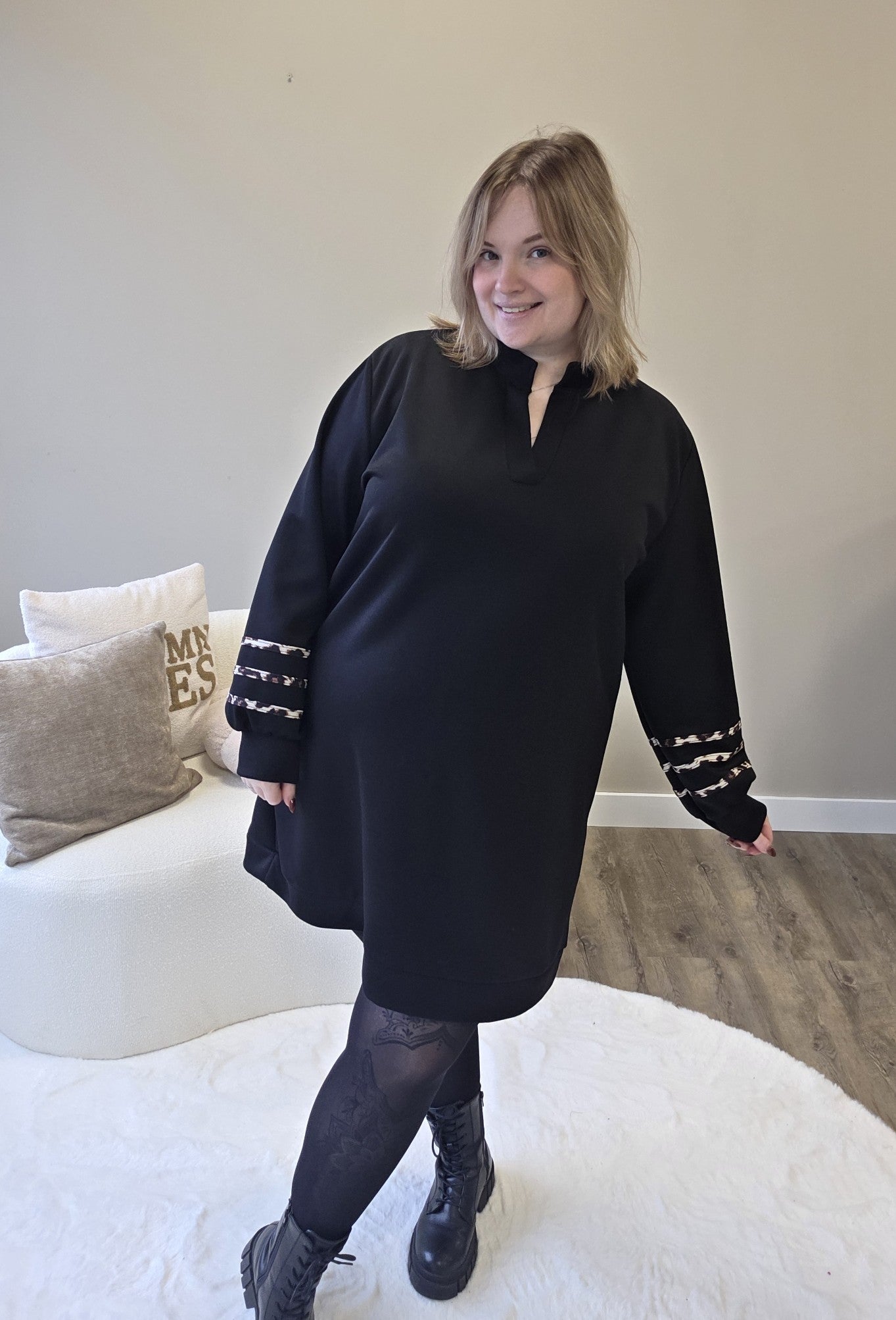 Leopard Dress (In 3 kleuren)