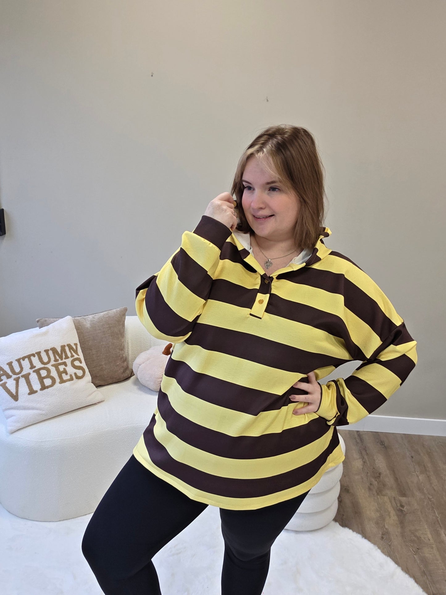 Stripe Sweaters Met Capuchon (In 4 kleuren)