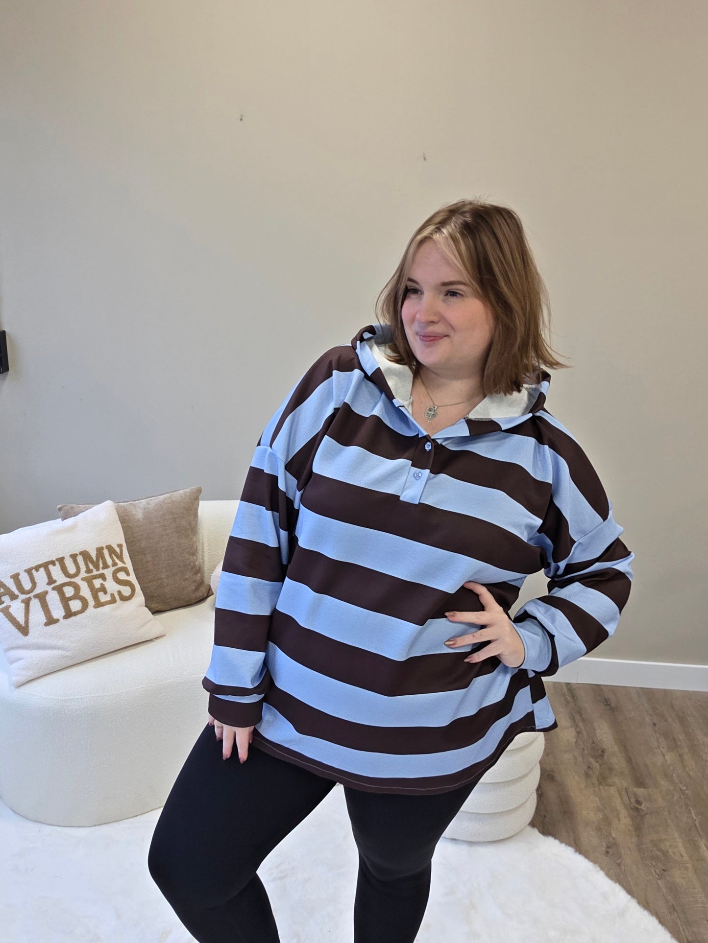 Stripe Sweaters Met Capuchon (In 4 kleuren)