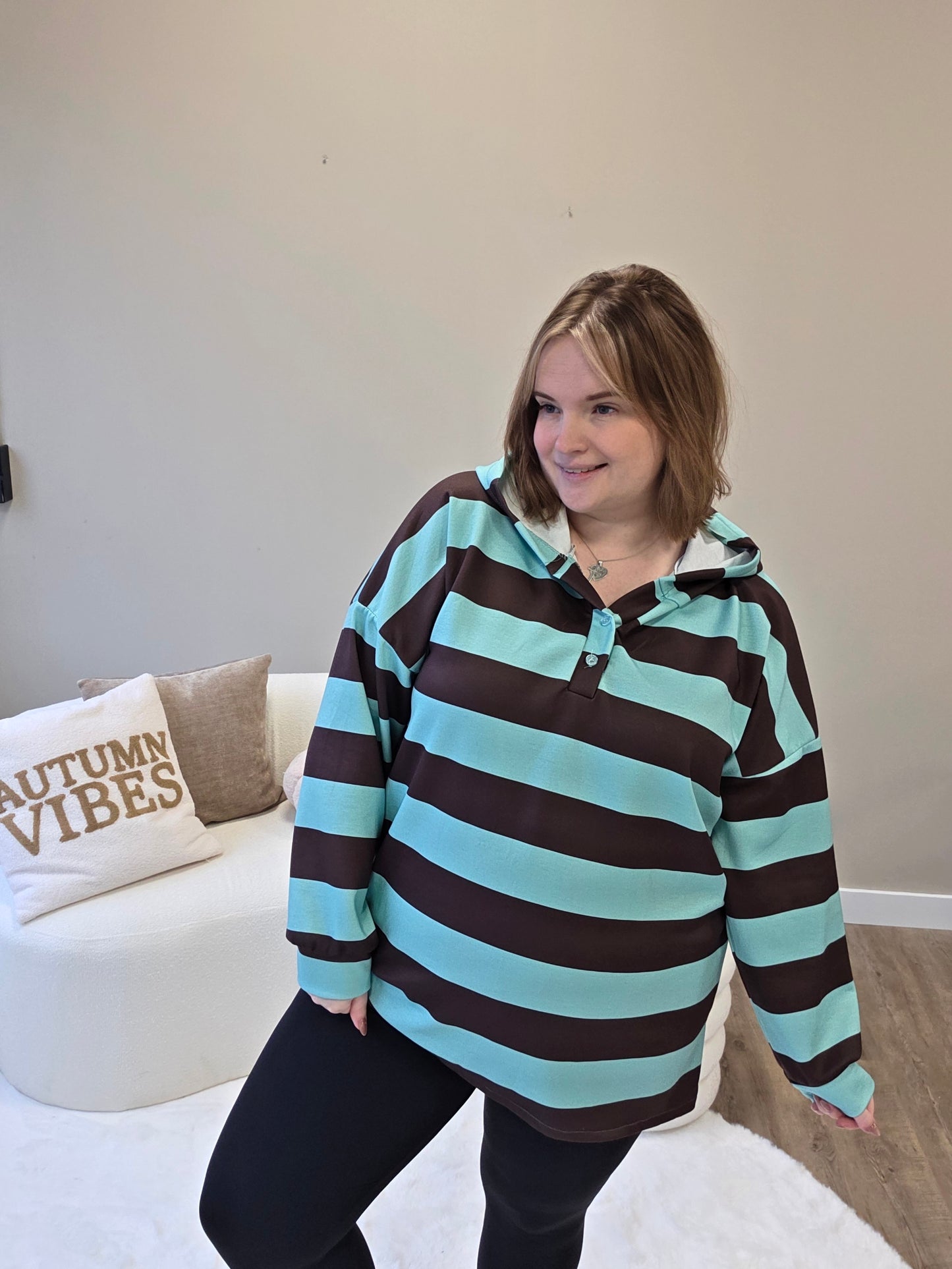 Stripe Sweaters Met Capuchon (In 4 kleuren)