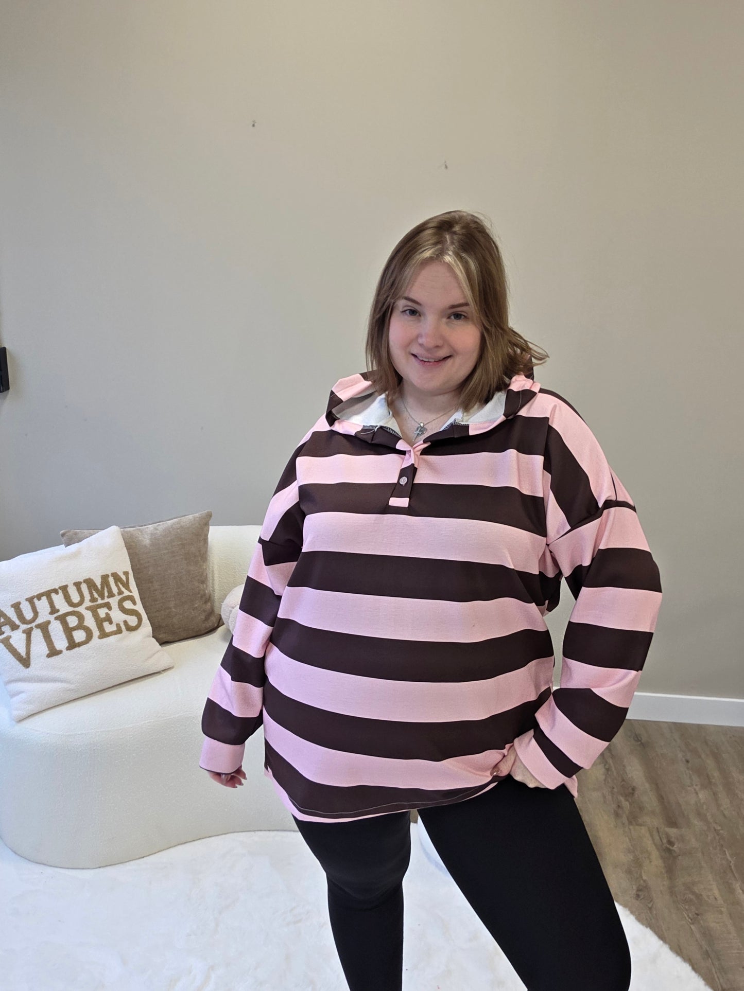 Stripe Sweaters Met Capuchon (In 4 kleuren)