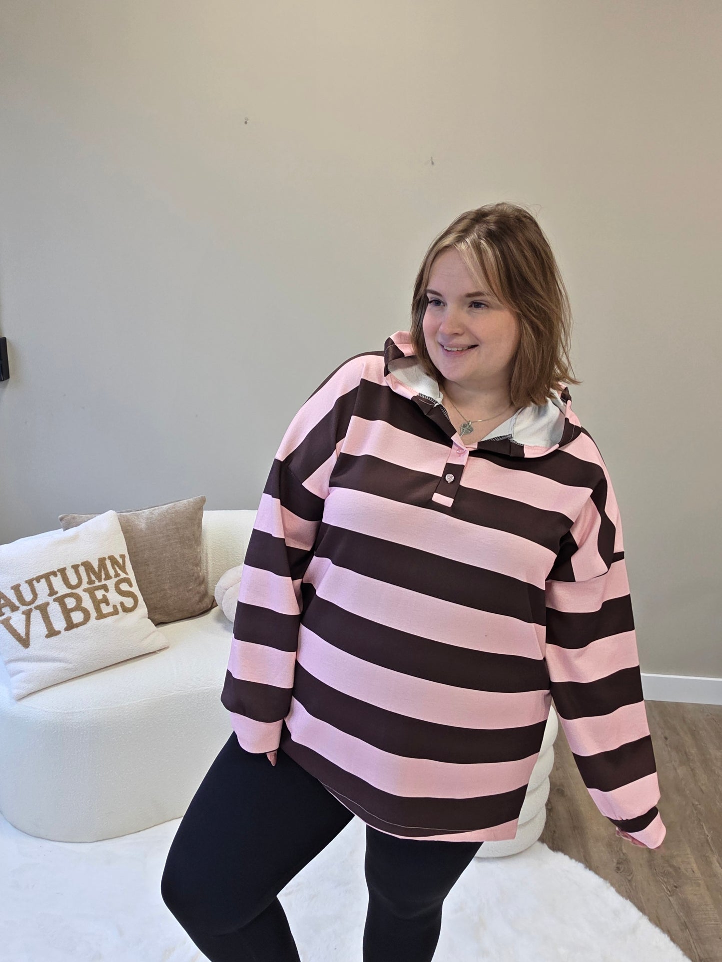 Stripe Sweaters Met Capuchon (In 4 kleuren)