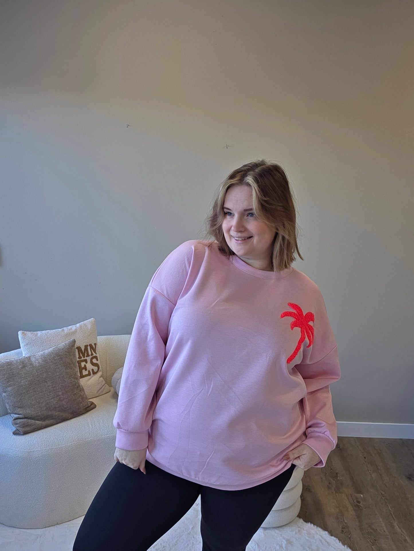 Sweater Palmtree (In 2 kleuren)