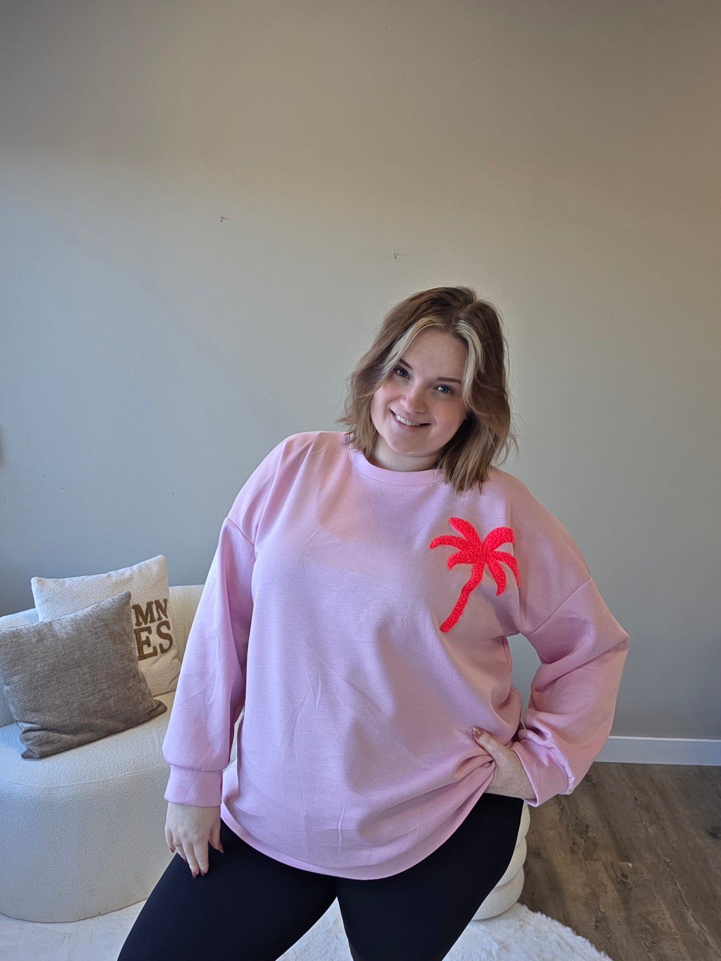 Sweater Palmtree (In 2 kleuren)