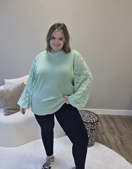 Sweater Met Kant (In 2 kleuren)