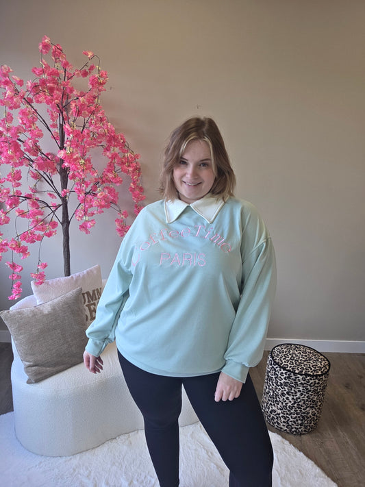 Coffee Time Paris Sweaters (In 4 kleuren)