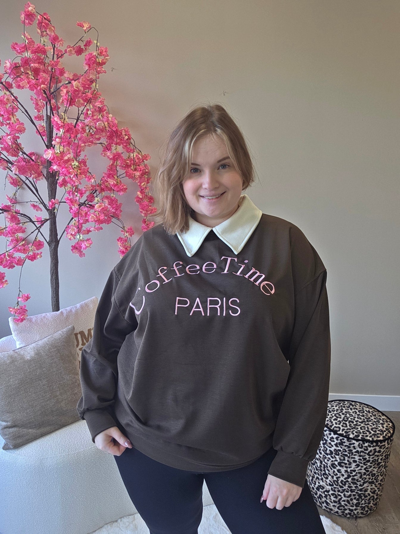 Coffee Time Paris Sweaters (In 4 kleuren)