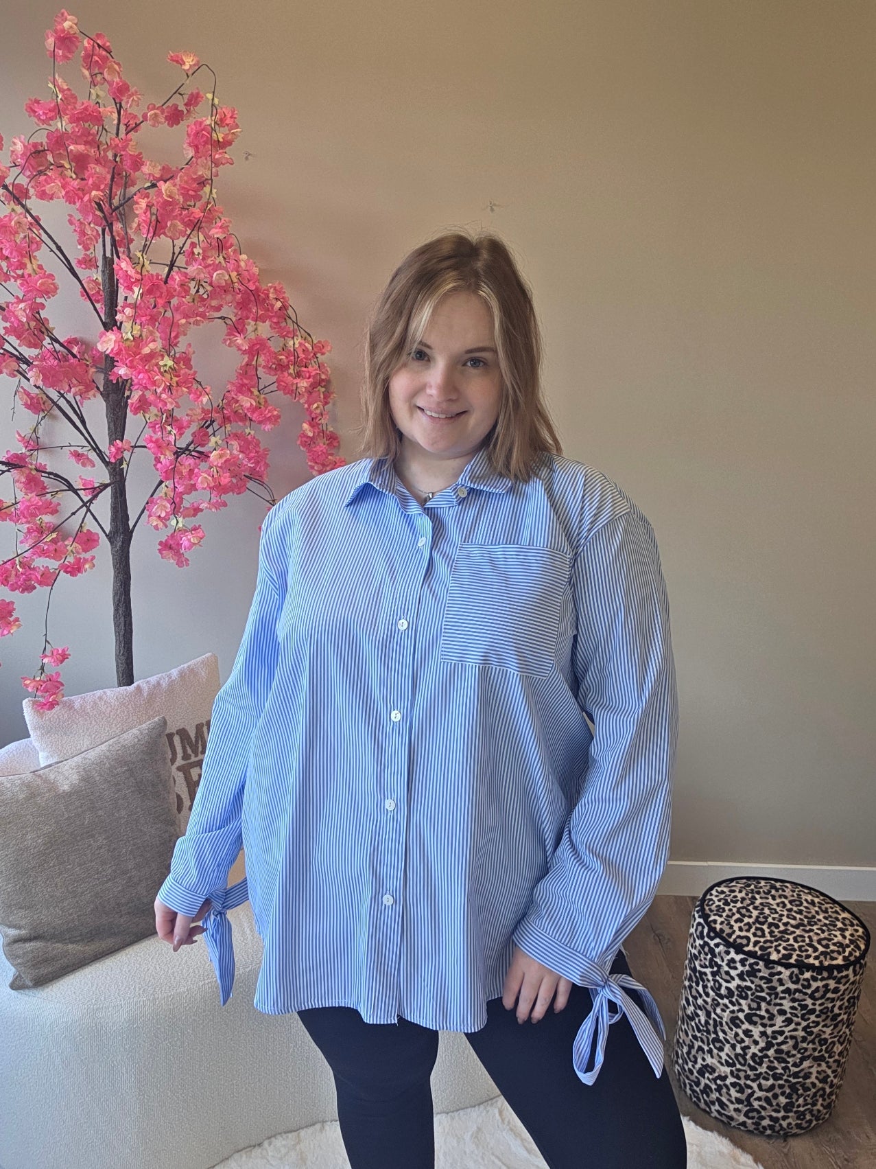 Juna blouse met strik (In 4 kleuren)