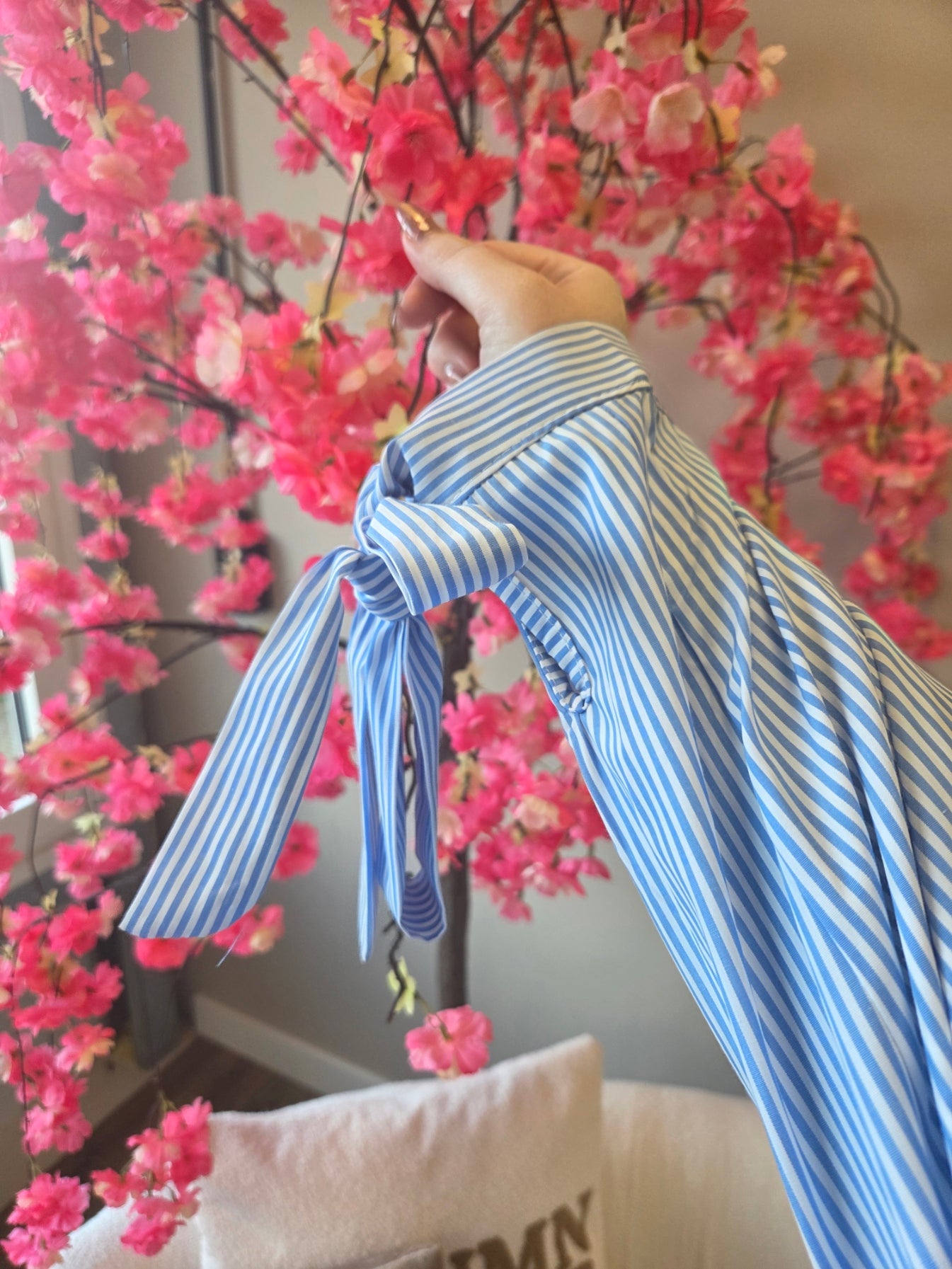 Juna blouse met strik (In 4 kleuren)