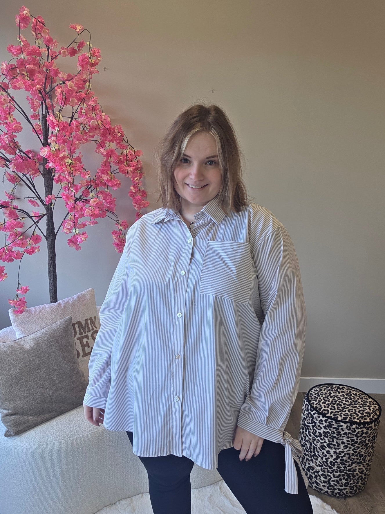 Juna blouse met strik (In 4 kleuren)