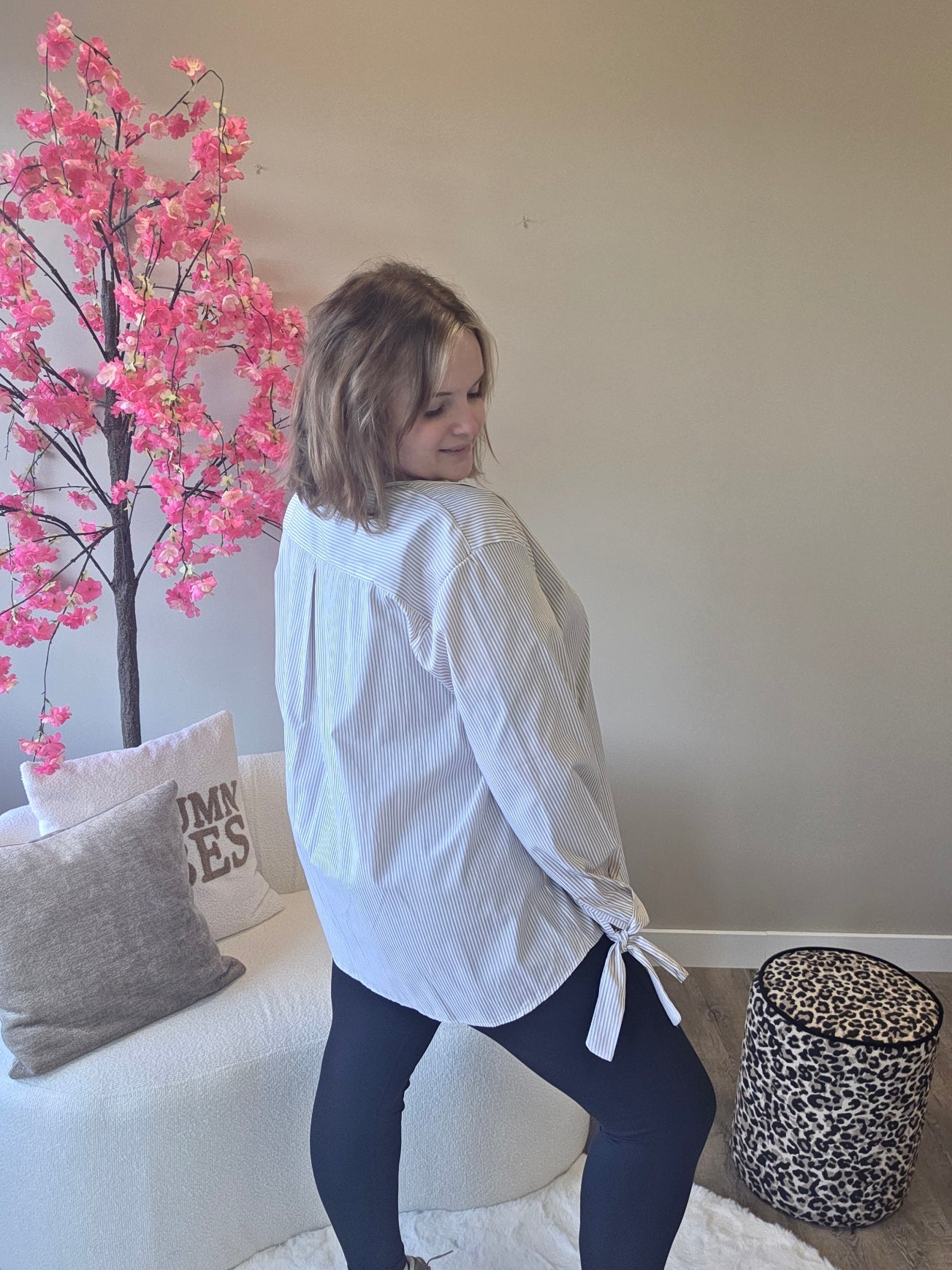 Juna blouse met strik (In 4 kleuren)