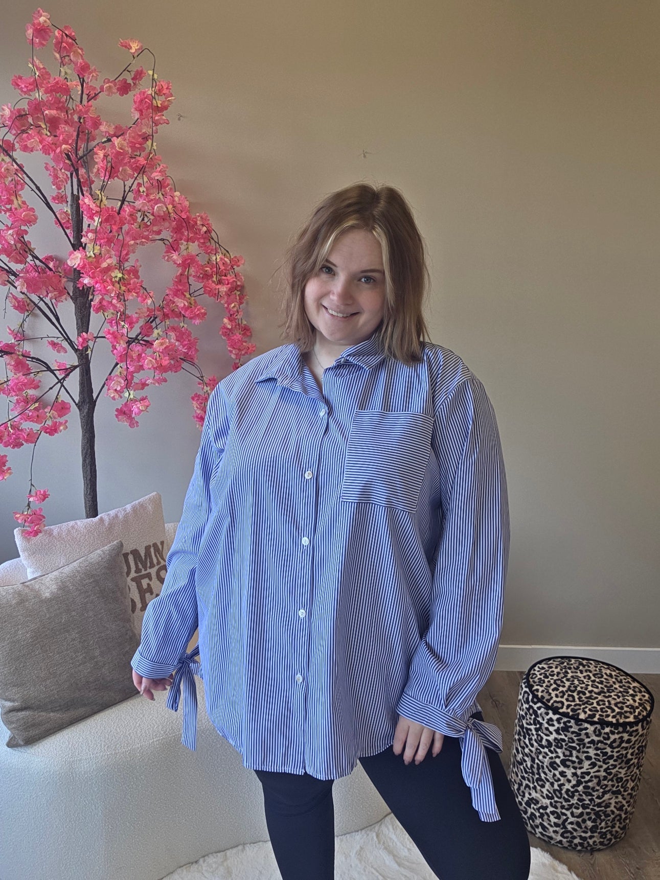 Juna blouse met strik (In 4 kleuren)