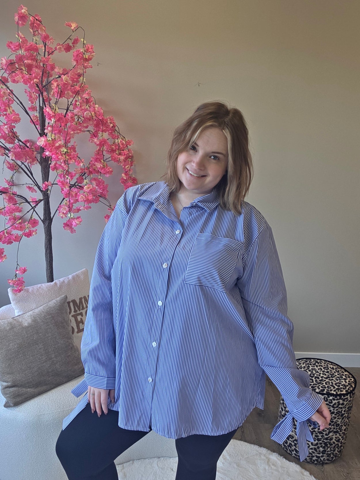 Juna blouse met strik (In 4 kleuren)