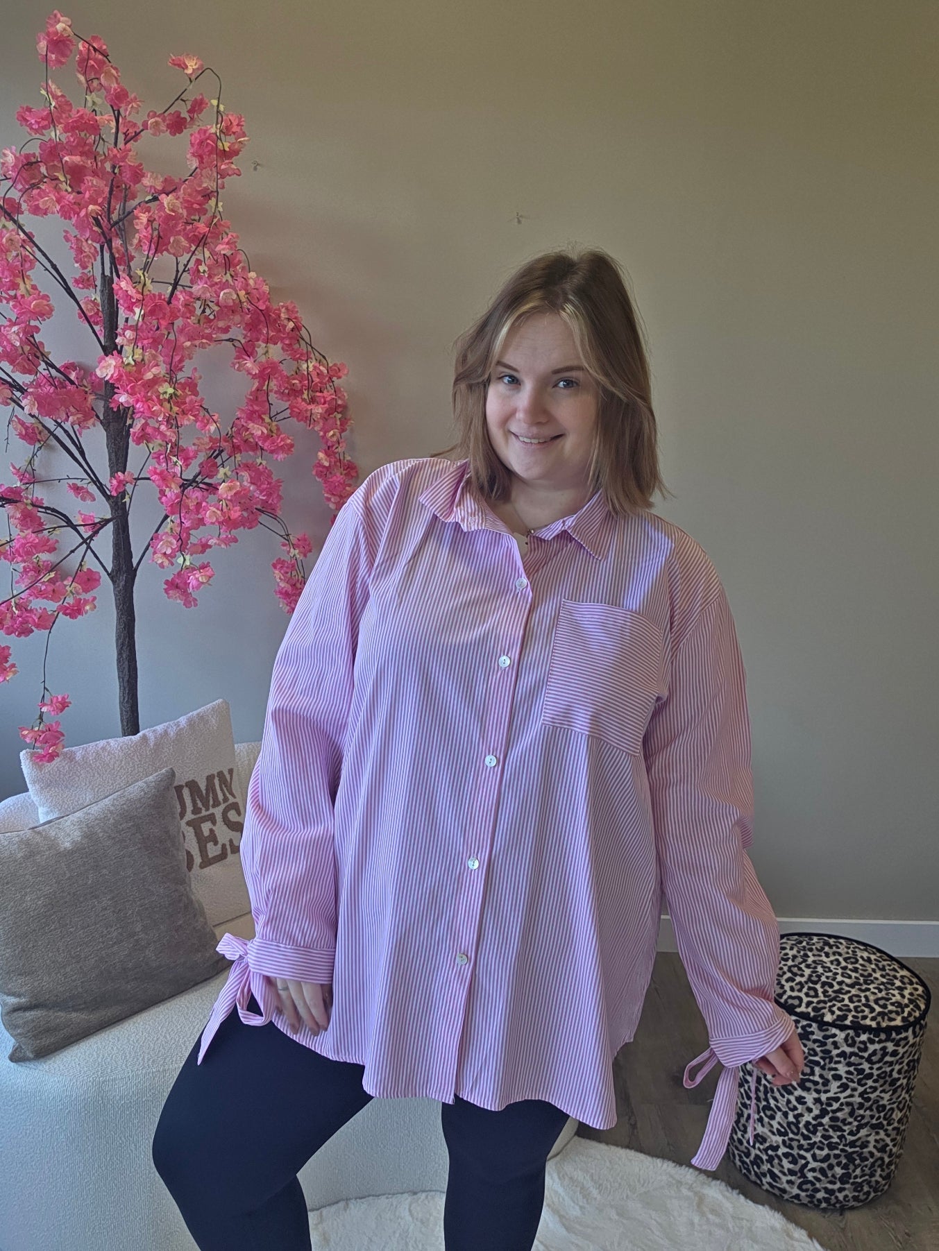 Juna blouse met strik (In 4 kleuren)