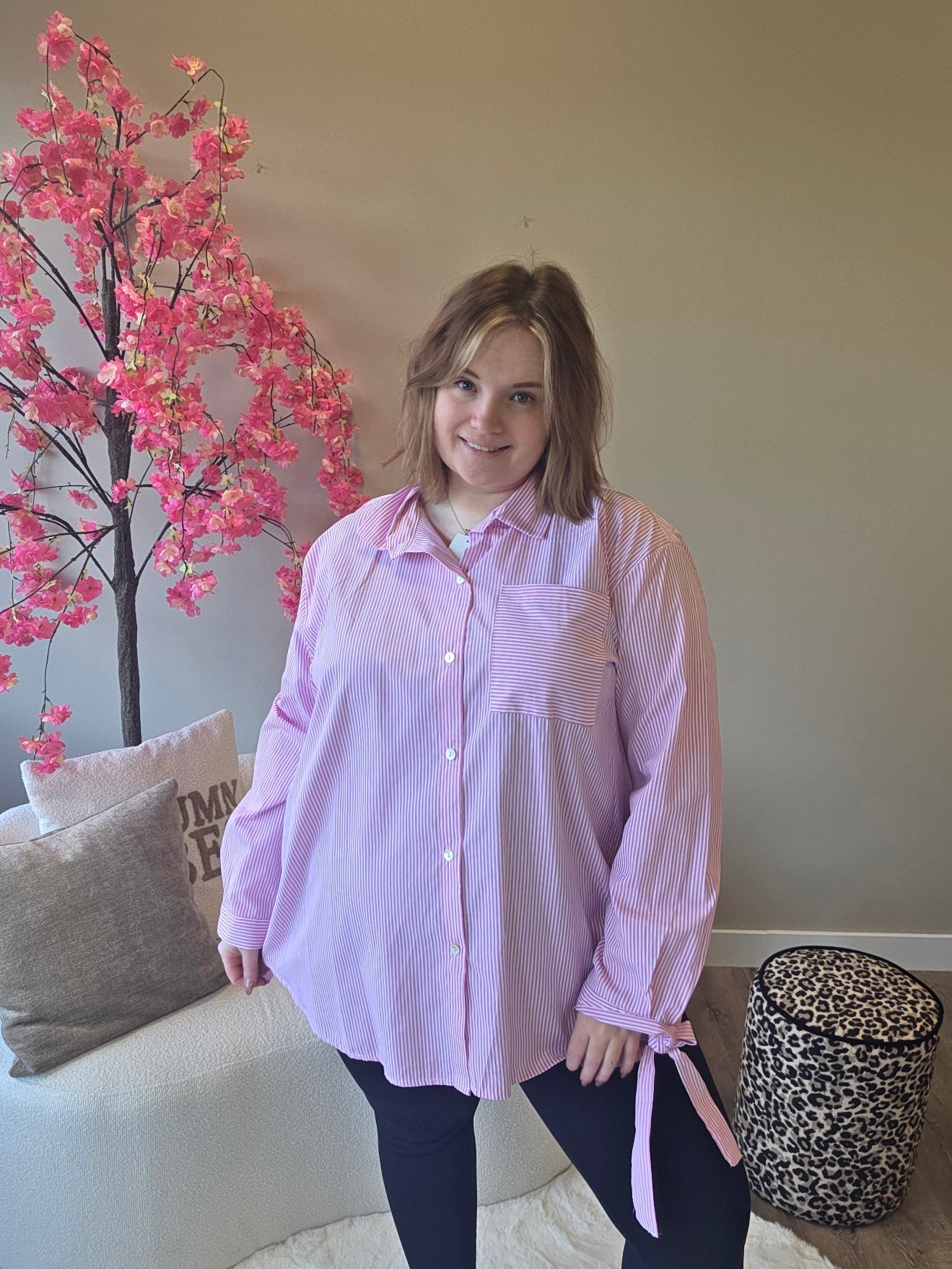 Juna blouse met strik (In 4 kleuren)