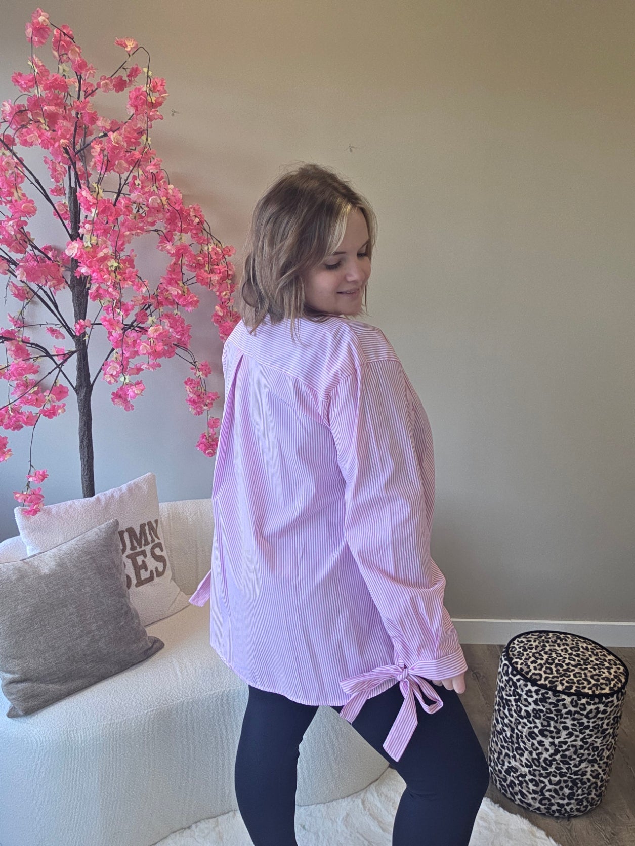 Juna blouse met strik (In 4 kleuren)