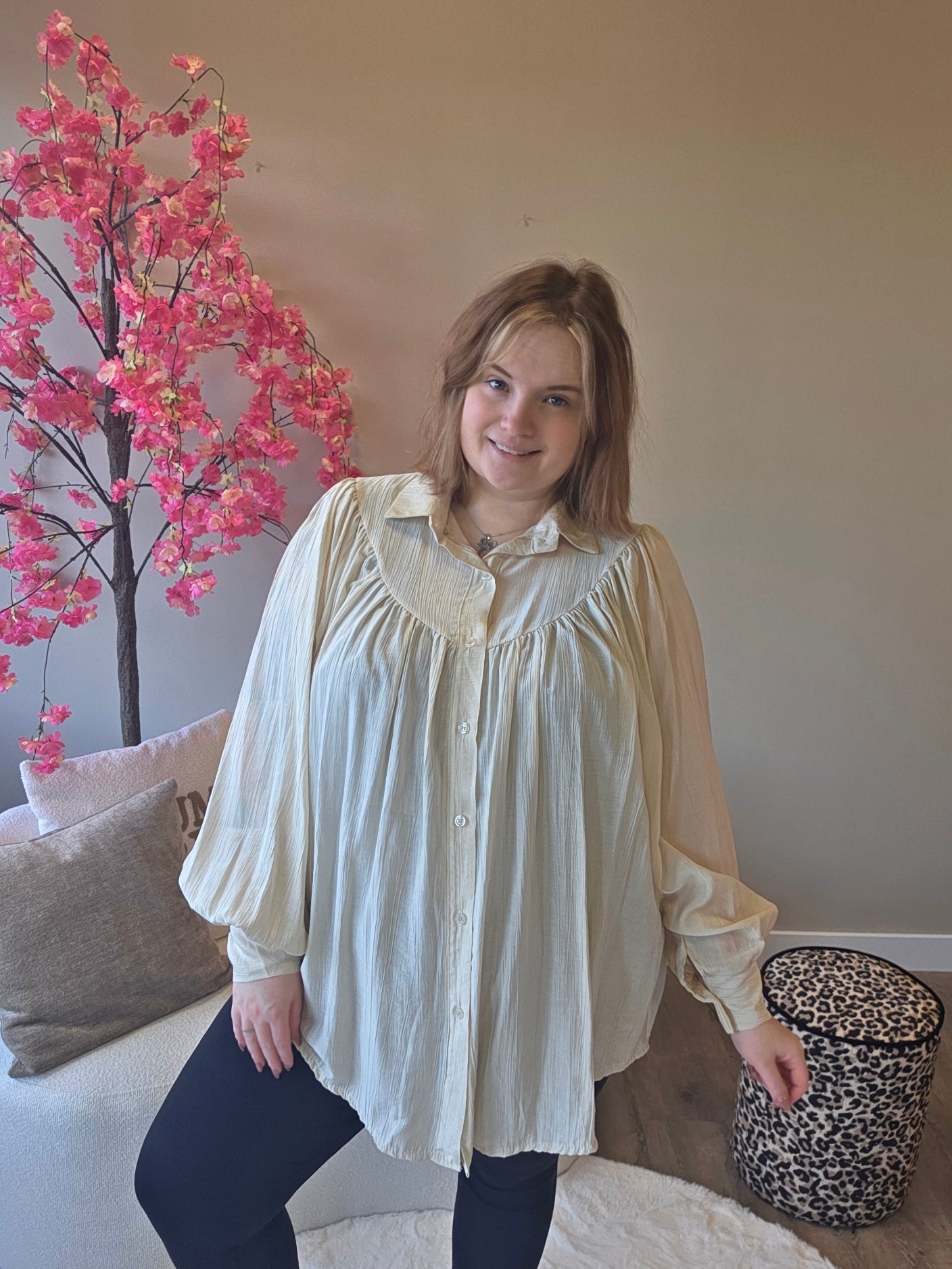 Mindy Flowy Blouse (In 4 kleuren)