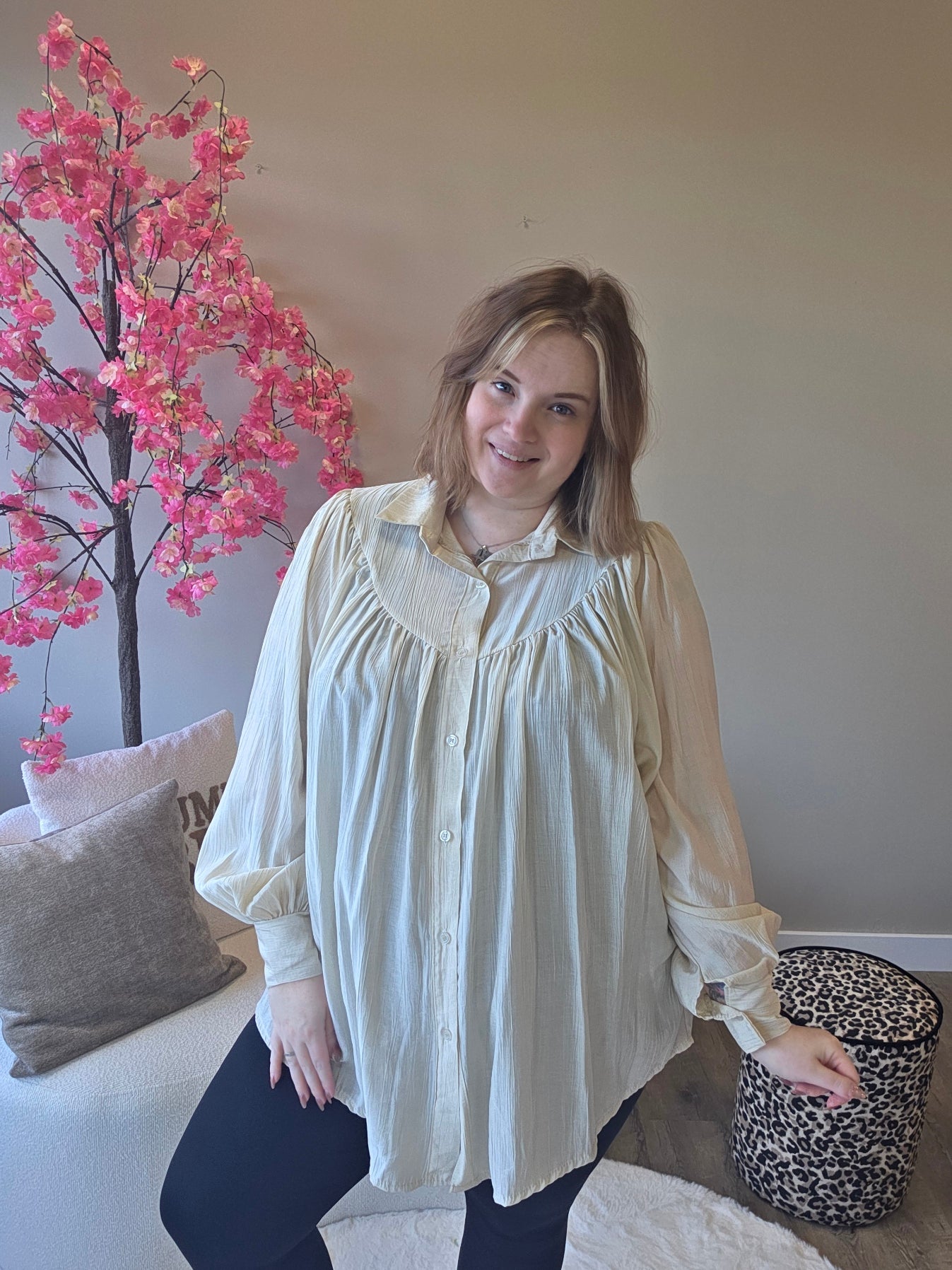 Mindy Flowy Blouse (In 4 kleuren)