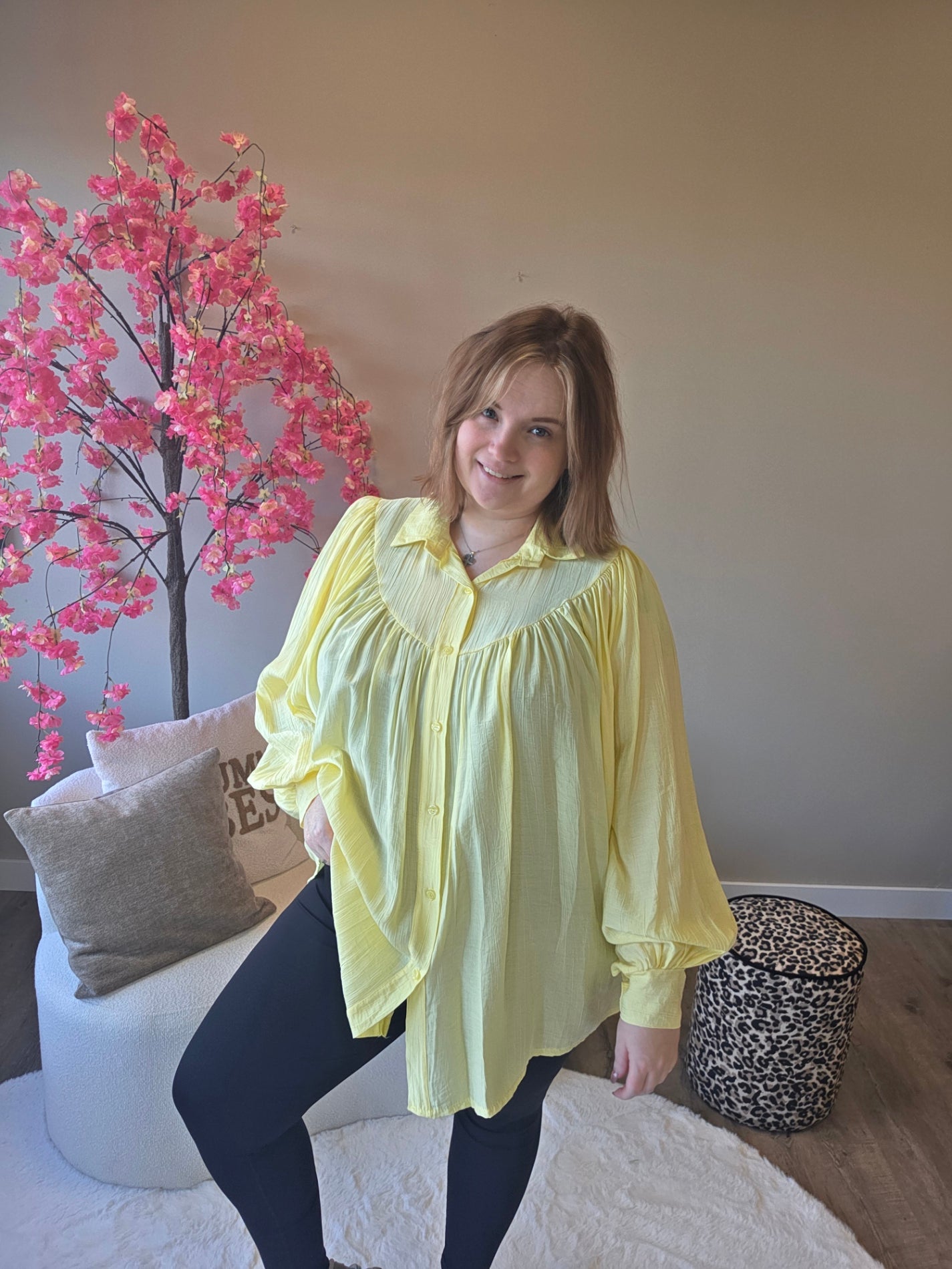 Mindy Flowy Blouse (In 4 kleuren)