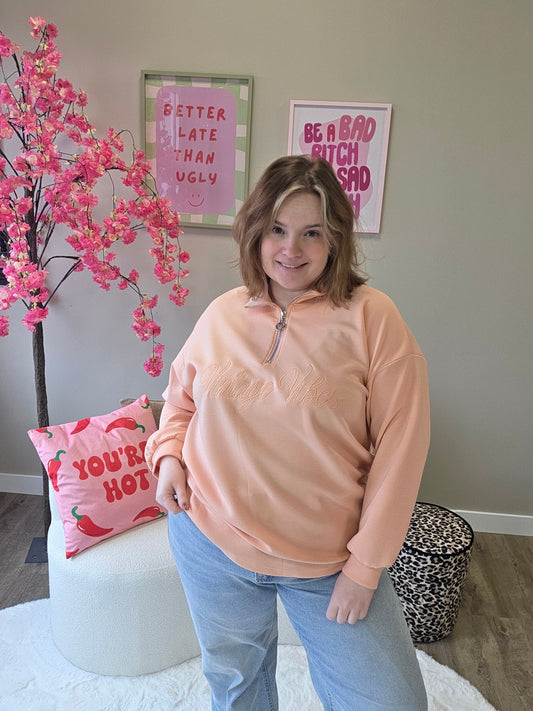 Vintage Vibes Zipper (In 4 kleuren)