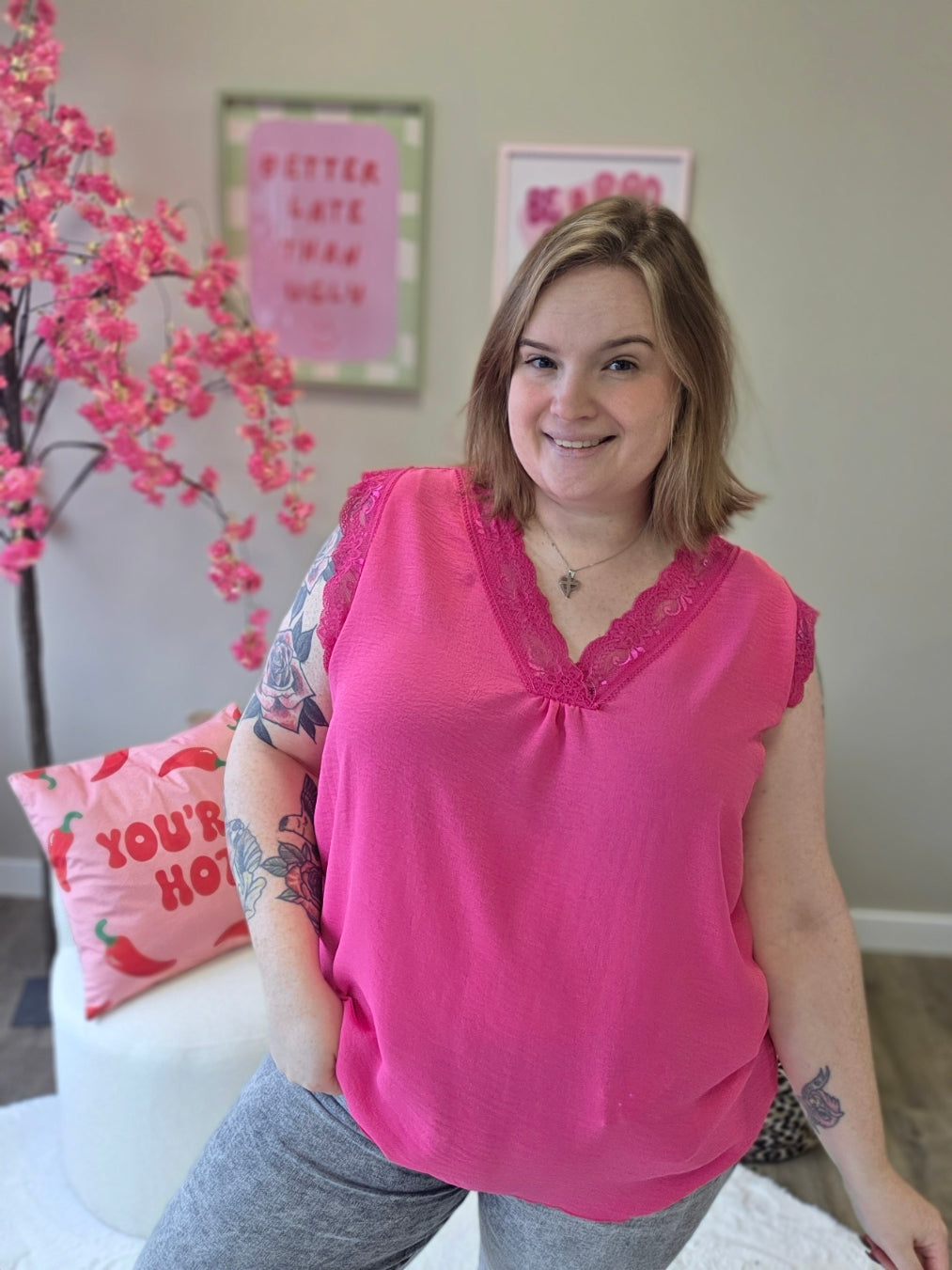 Hemdjes met Kant (in 8 kleuren)