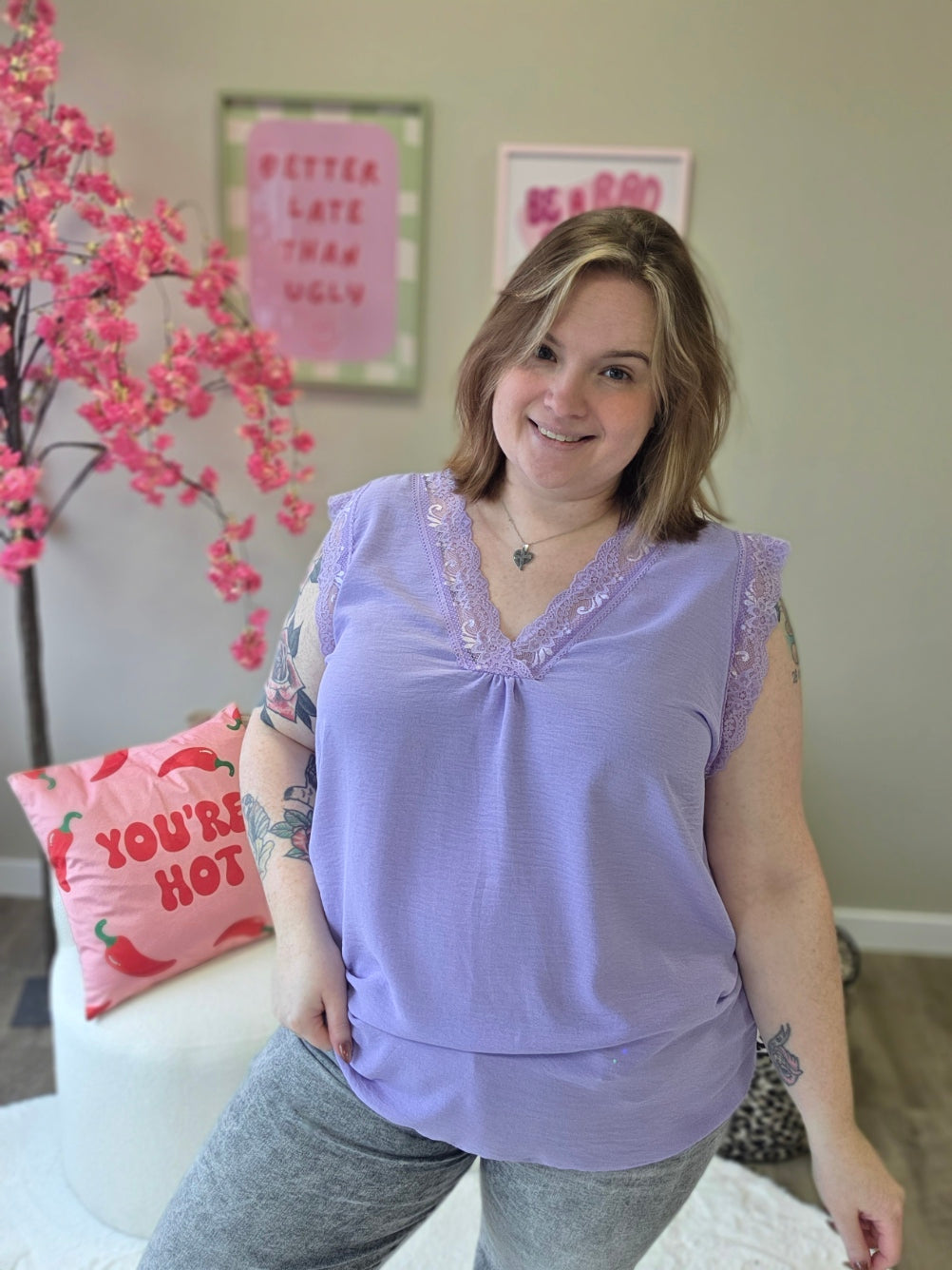 Hemdjes met Kant (in 8 kleuren)