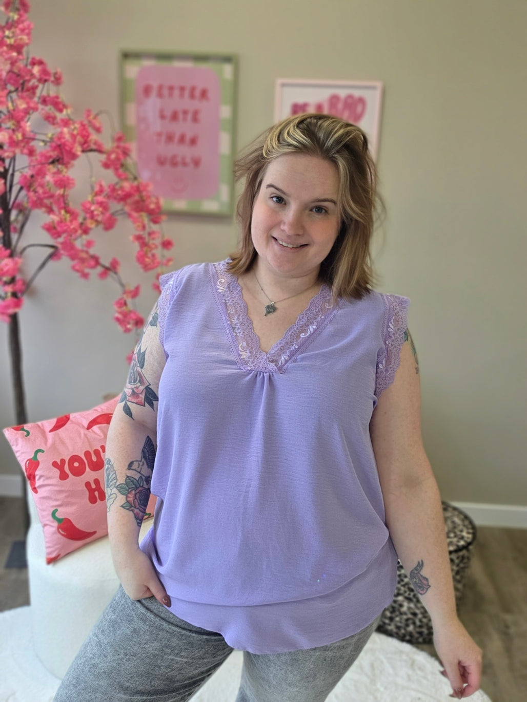 Hemdjes met Kant (in 8 kleuren)