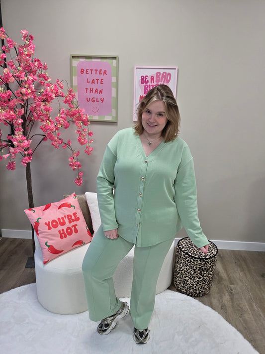 Hartjes Cardigan Set (in 3 kleuren)