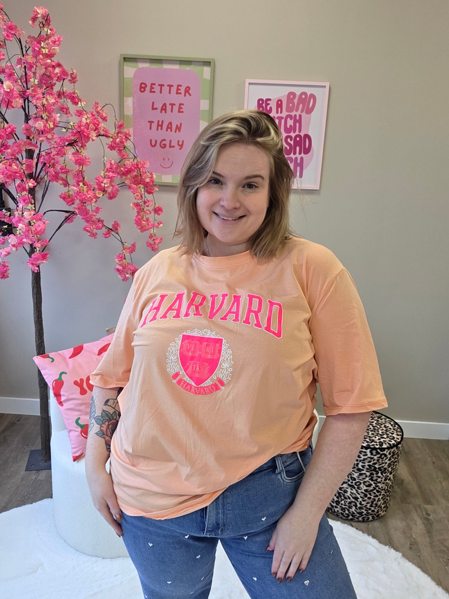 Harvard T-Shirts (In 4 kleuren)