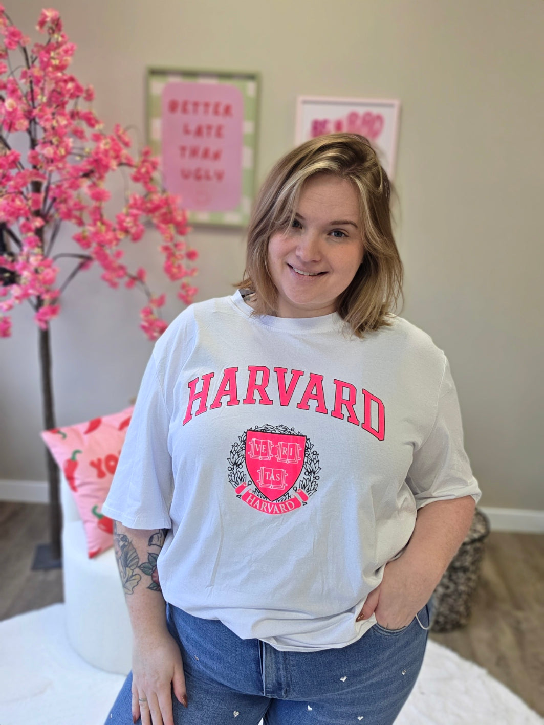 Harvard T-Shirts (In 4 kleuren)