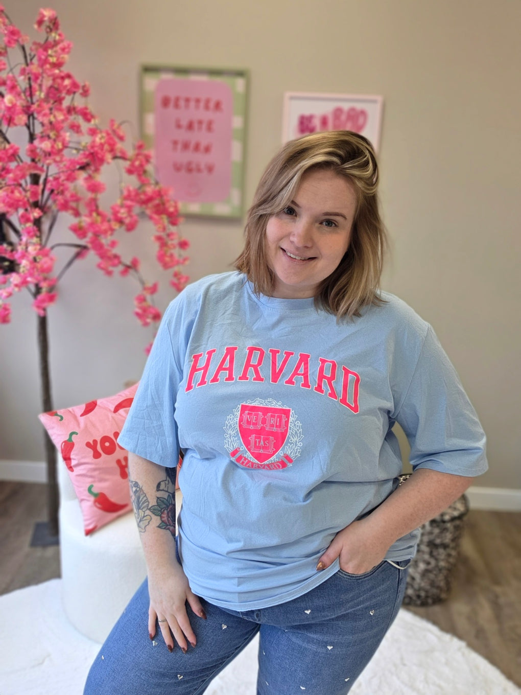 Harvard T-Shirts (In 4 kleuren)