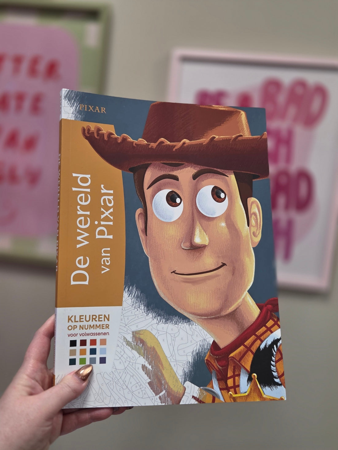 Disney kleuren op nummer | De wereld van pixar