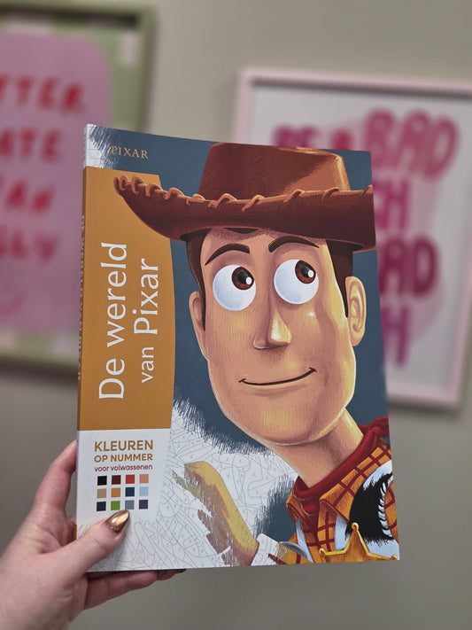 Disney kleuren op nummer | De wereld van pixar