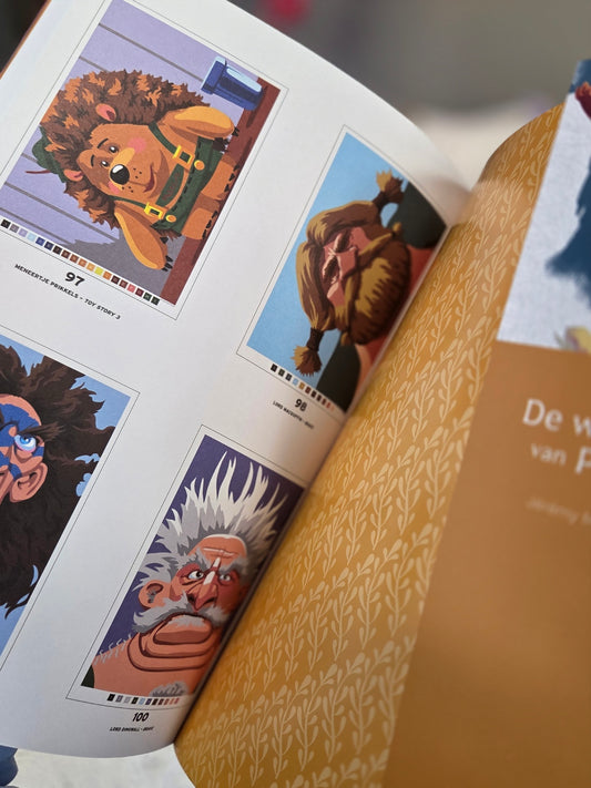 Disney kleuren op nummer | De wereld van pixar