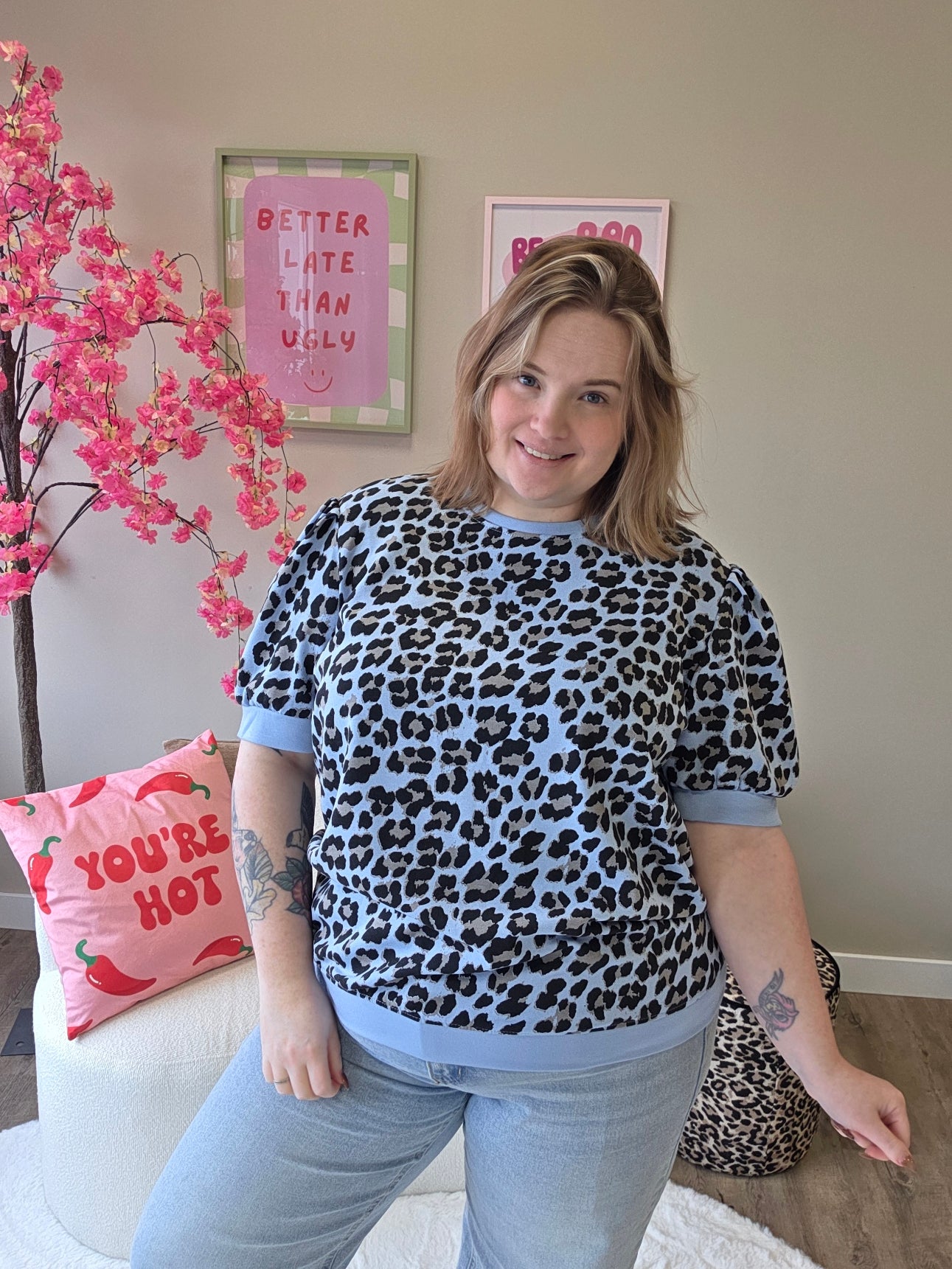 Panter Pofmouw Shirts ( In 2 kleuren)