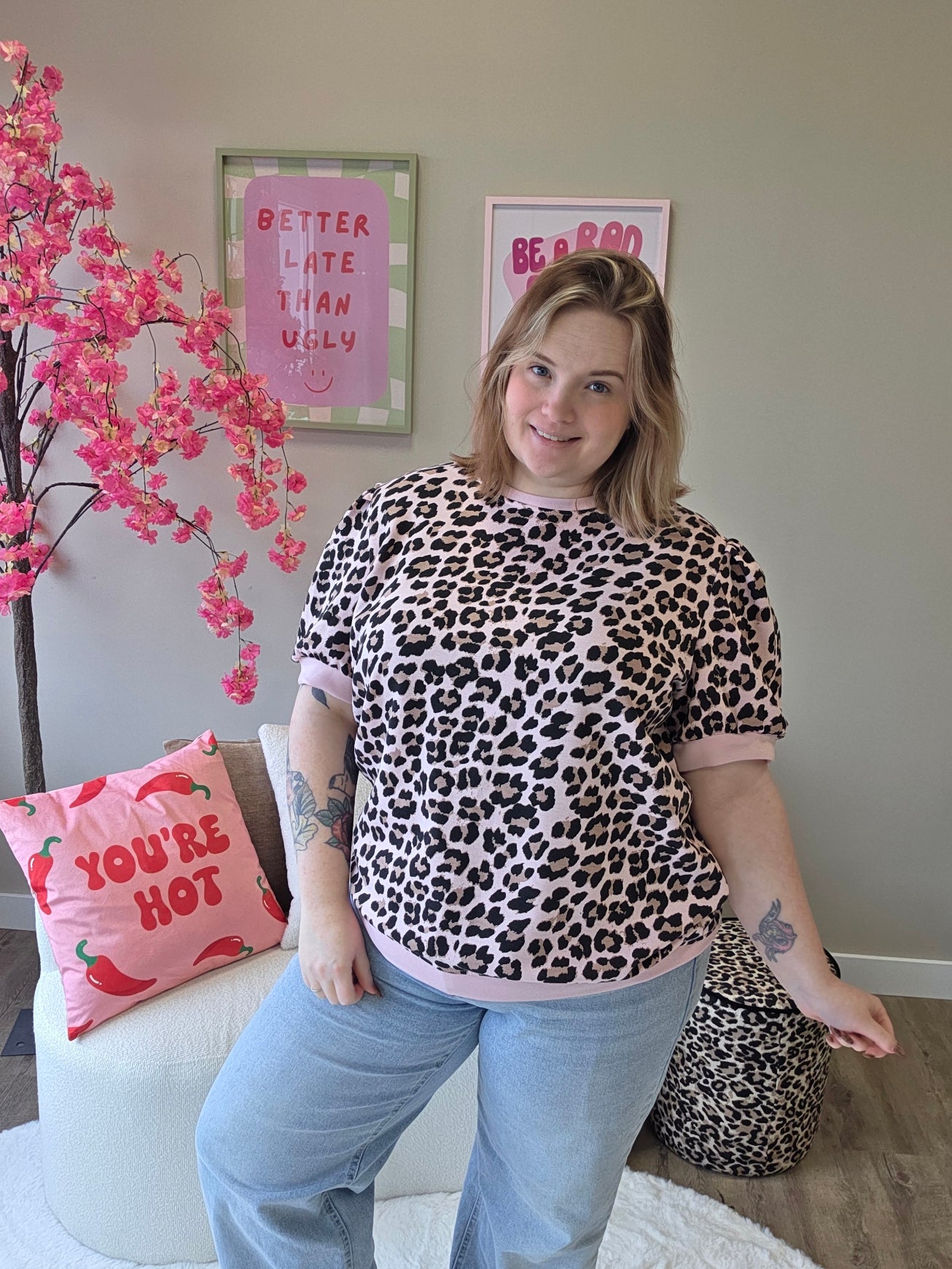 Panter Pofmouw Shirts ( In 2 kleuren)