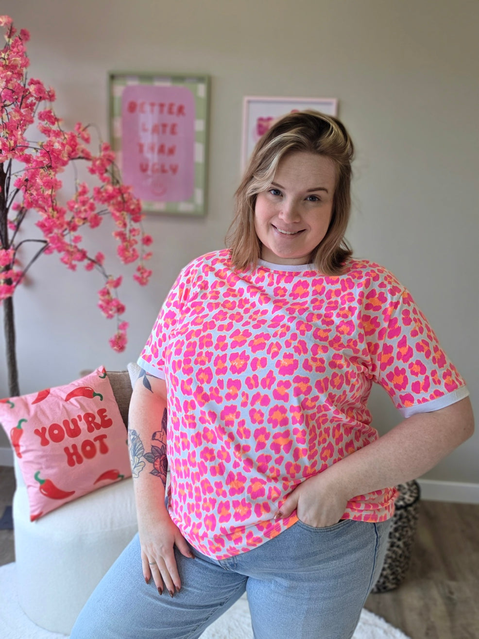 Azara Panter T-shirts (In 4 kleuren)