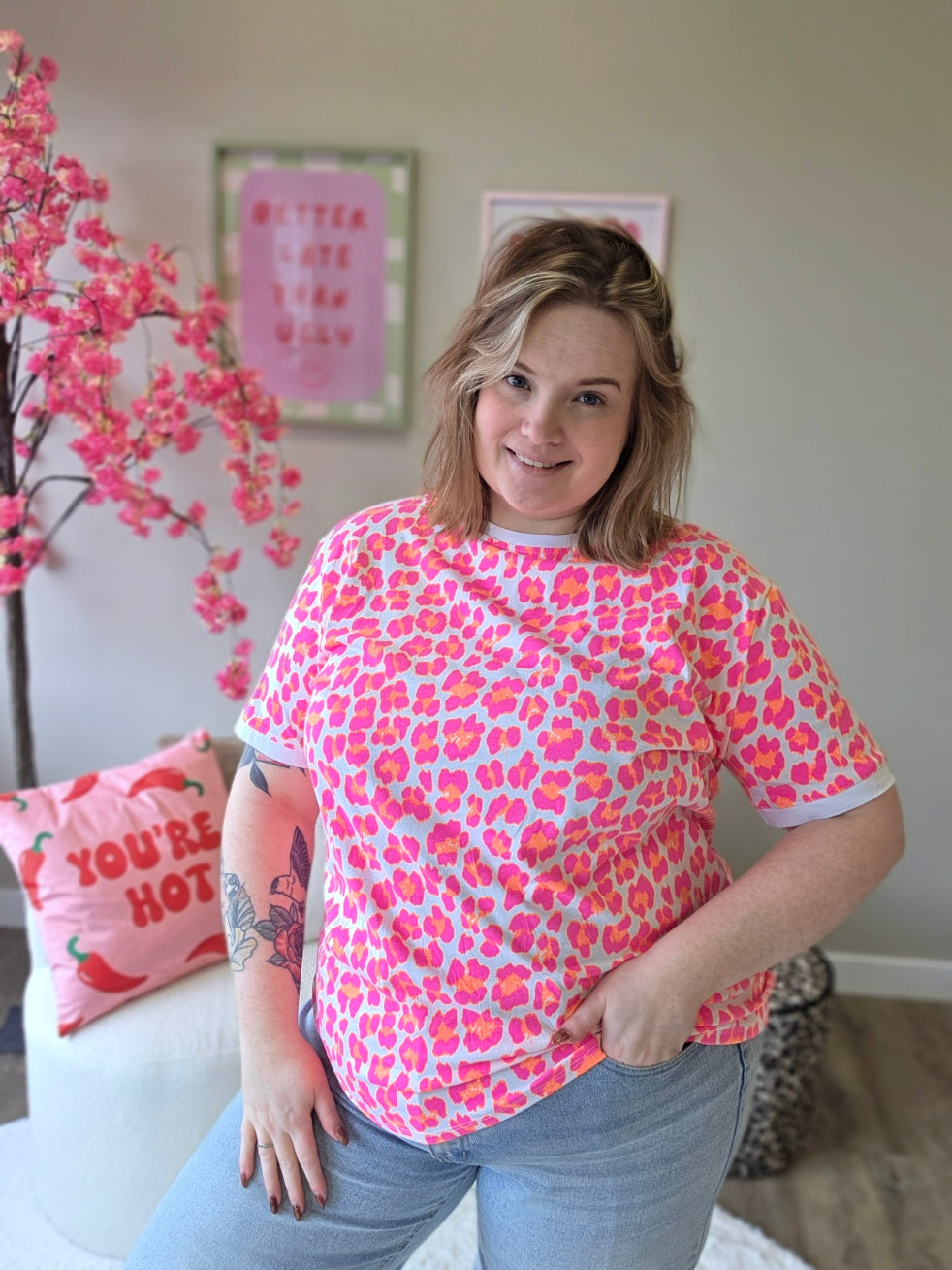 Azara Panter T-shirts (In 4 kleuren)