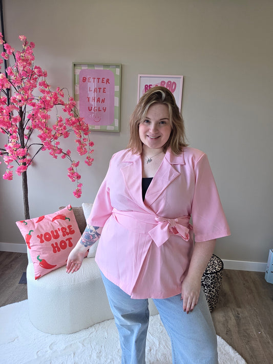 NC Exclusive Magic Waist Blazer Licht Roze