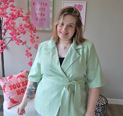 NC Exclusive Magic Waist Blazer Mint
