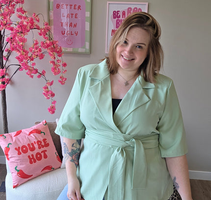 NC Exclusive Magic Waist Blazer Mint