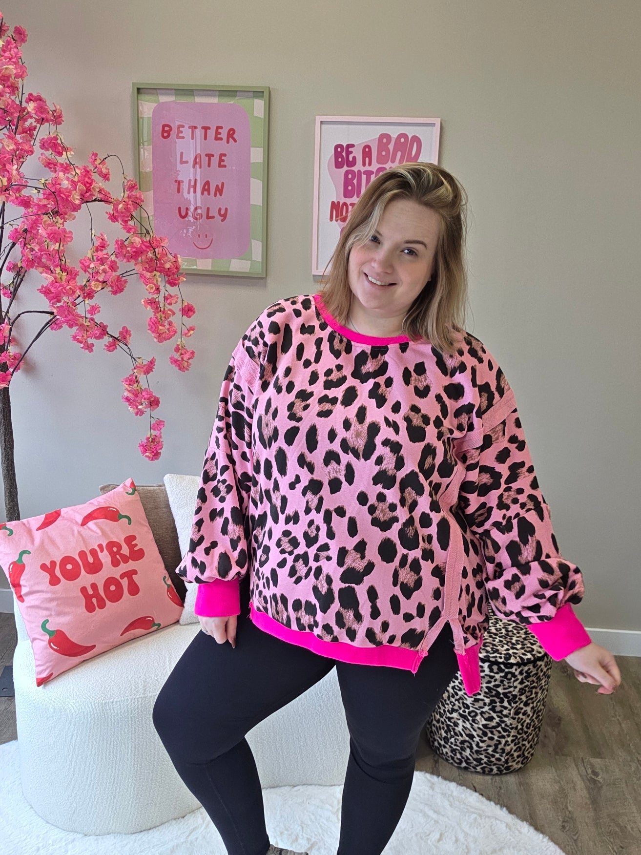 Katoenen Panter Sweaters (In 2 kleuren)